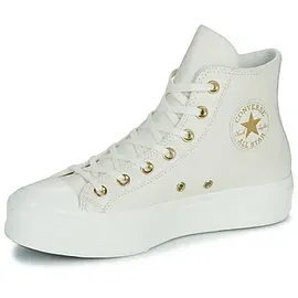 Converse CHUCK TAYLOR ALL STAR LIFT PLATFORM GOLD in Weiss, 40