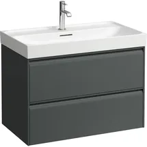 Laufen MEDA Waschtischunterbau, 2 Schubladen, verkehrsgrau