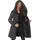 Hollert German Leather Fashion Lammfellmantel - KATE - Größe: M | Farbe: Dunkelgrau - Dunkelgrau - M
