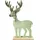 Trendline Dekofigur Holz Hirsch 59 x 5 x 38 cm grün Figur