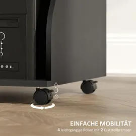 Homcom Computertisch schwarz