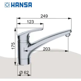 Hansa HansaMix chrom 01142283