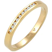Diamore Elli DIAMONDS Elli DIAMONDS Ring Verlobung Bandring Diamant (0.05 ct.) 585 Gelbgold