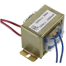 VELLEMAN TRANSFORMATOR, OFFENE BAUART 12 VA 1 x 12 V~ 1000 mA max.