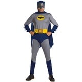 Rubie‘s Official DC Comic Batman-Kostüm für Erwachsene, Version 1966, Superhelden-Kostüm, Standard-Herrengröße Brustumfang 91-106 cm Halloween