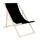Wood World Relaxliege Schwarz