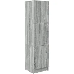 vidaXL Graues Sideboard Graues Sonoma MDF-Holz Standard Graues Sideboard