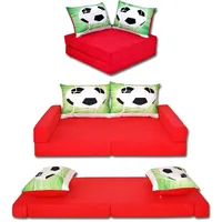 KKD3 Kindersofa Kindermatratze Sitzkissen Spielsofa Minicouch Set + 2 Kissen