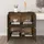 vidaXL Sideboard Räuchereiche 70x41x75 cm Holzwerkstoff