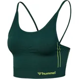 hummel Top Seamless Sport-bh Deep Teal / Sulphur Spring XS