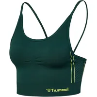 hummel Top Seamless Sport-bh Deep Teal / Sulphur Spring XS