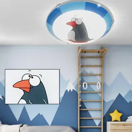 EGLO Decken Wand Lampe Baby Spiel Zimmer Jungen Mädchen Tier Motiv Leuchte Pinguin EGLO 78187