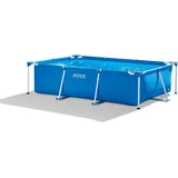 Intex Rechteckiger Metallrohrrahmen 300x200 cm Frame Pool Junior, 3,8 m3
