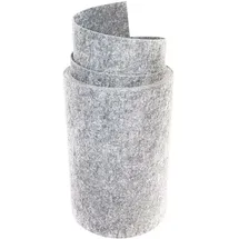 zaun|zu® Sichtschutzstreifen 255 cm Silber Vlies