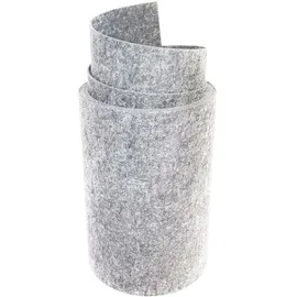 zaun|zu® Sichtschutzstreifen 255 cm Silber Vlies