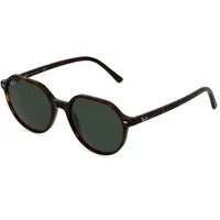 Ray Ban Ray-Ban RB 2195 THALIA Unisex-Sonnenbrille Vollrand Eckig Acetat-Gestell, Havanna