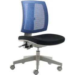 Mayer Sitzmöbel, Erzieherinnen-Drehstuhl 2432, Schwarz/Blau, 2432_502