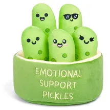 Just Play Emotional Support Pickles 5 cm Grün