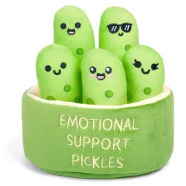 Just Play Emotional Support Pickles 5 cm Grün