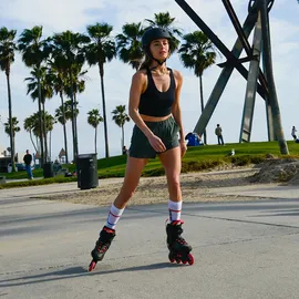 K2 Alexis 80 Boa Inline-skates - Grey / Coral - EU 39 1/2