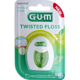 GUM Twisted Floss Waxed Zahnseide 50 m