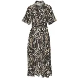 vivance by lascana Hemdblusenkleid Blusenkleider Braun/Schwarz 36