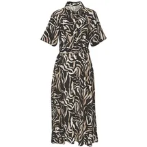 vivance by lascana Hemdblusenkleid Blusenkleider Braun/Schwarz 36