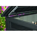 KETER Mülltonnenbox Signature Walnuss Mega 190 x 109 cm braun Holzoptik