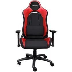 Trust Gaming GXT714R Ruya Gaming Stuhl Komfortabel, vollständig einstellbarer Gaming-Stuhl, hergestellt aus recycelten Materialien, rot