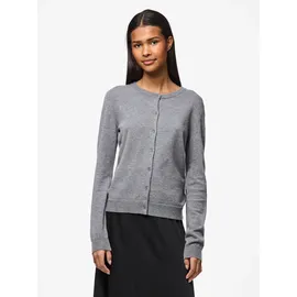 Pieces PCNORA LS O-NECK KNIT CARDIGAN NOOS BC Grau S