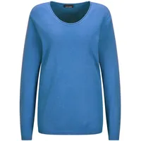 GOLDNER Rundhalspullover Blau 22