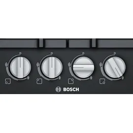 Bosch Herdset Bosch Backofen Schnellaufheizung + Gaskochfeld autark 60cm - Schwarz