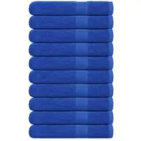 vidaXL Handtuchset 10-tlg. blau