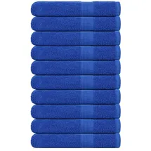 vidaXL Handtuchset 10-tlg. blau