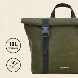 Prophete Fahrrad-Seitenpacktasche 10 l grün