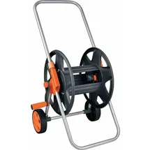 Siena Garden Schlauchwagen Metall für 60 m Schlauch grau/orange