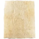 KUHFELL online & NOMAD Fellteppich Lammfell Teppich aus 6 echten Lammfellen ca. 200 x 150 cm weiß