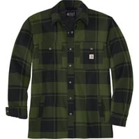 CARHARTT Flannel Sherpa, Textiljacke - Schwarz/Grün - L