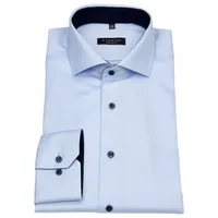 Eterna Langarmhemd Blau 42