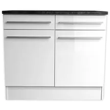 BASIC by Balculina Unterschrank Jazz 100 x 90 x 60 cm Weiß