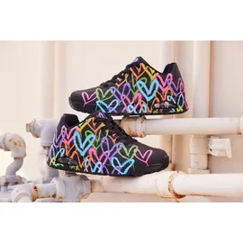 SKECHERS JGoldcrown Uno Highlight Love black/multi 36