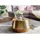 Wohnling Couchtisch Gold Aluminium rund 60 x 36 cm