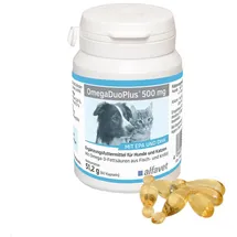 Alfavet OMEGA DUO PLUS 500 mg Erg.-Futterm.f.Hund/Katze