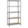 Proregal Schwerlastregal Big Muli HxBxT 200 x 120 x 30 cm 5 Fachböden Fachlast 200 kg Verzinkt