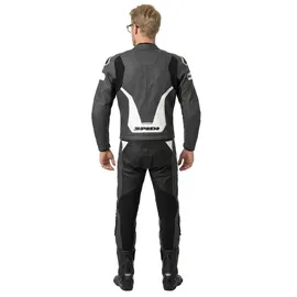 Spidi Laser Touring Lederkombi - Weiß/Schwarz / 58