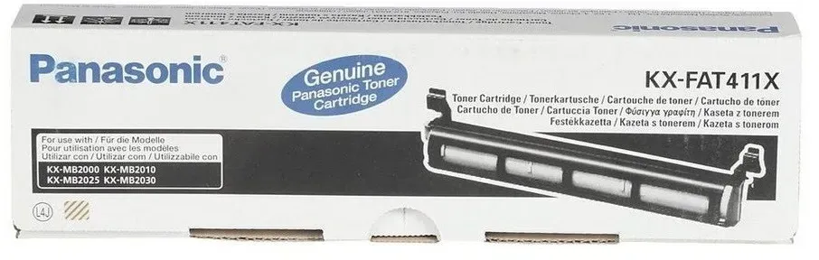 Original Panasonic Toner KX-FAT411X für KX-MB 1900 2000 2010 2020 2030 - neu ...