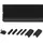 Holzbrink 150cm Sockelblende Sockelleiste für Einbauküche 150mm Höhe Schwarz Hochglanz - Hbk15