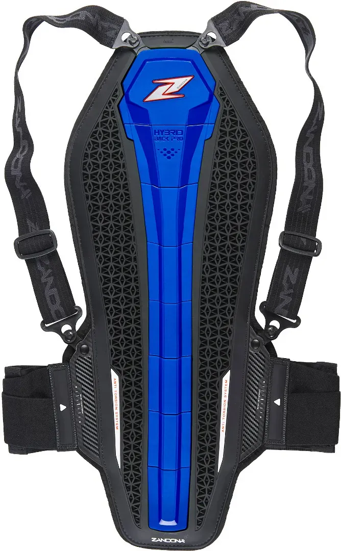Zandona Hybrid Back Pro X8 Rückenprotektor, blau, Größe M für Männer