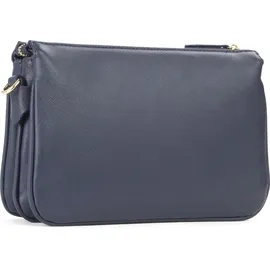 Valentino Zero Re Umhängetasche Kunstleder Blu