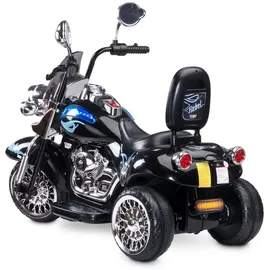 Toyz REBEL Elektro-Motorrad für Kinder 3-8 Jahre - LED-Beleuchtung - Schwarz